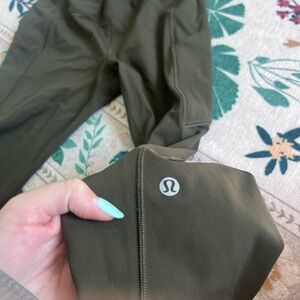 Olive Green Lululemon leggings
